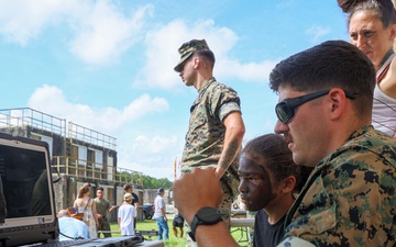 Service members enjoy SPMAGTF-ACM Family Day at Camp Davis