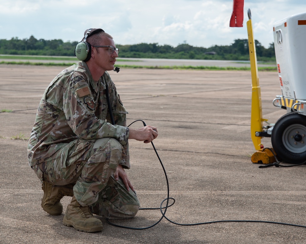 The Royal Thai Air Force, Washington and Utah Air National Guard participate in an air refueling event during Enduring Partners 2025