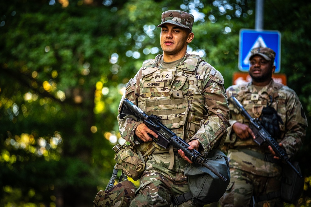 Defendimus soldiers conduct an Emergency Deployment Readiness Exercise at Sembach Kaserne