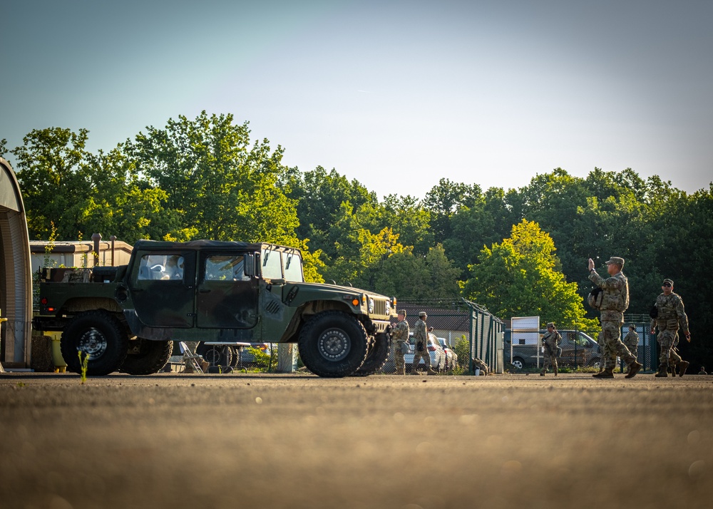 Defendimus soldiers conduct an Emergency Deployment Readiness Exercise at Sembach Kaserne