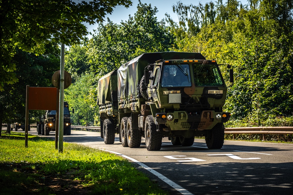 Defendimus soldiers conduct an Emergency Deployment Readiness Exercise at Sembach Kaserne