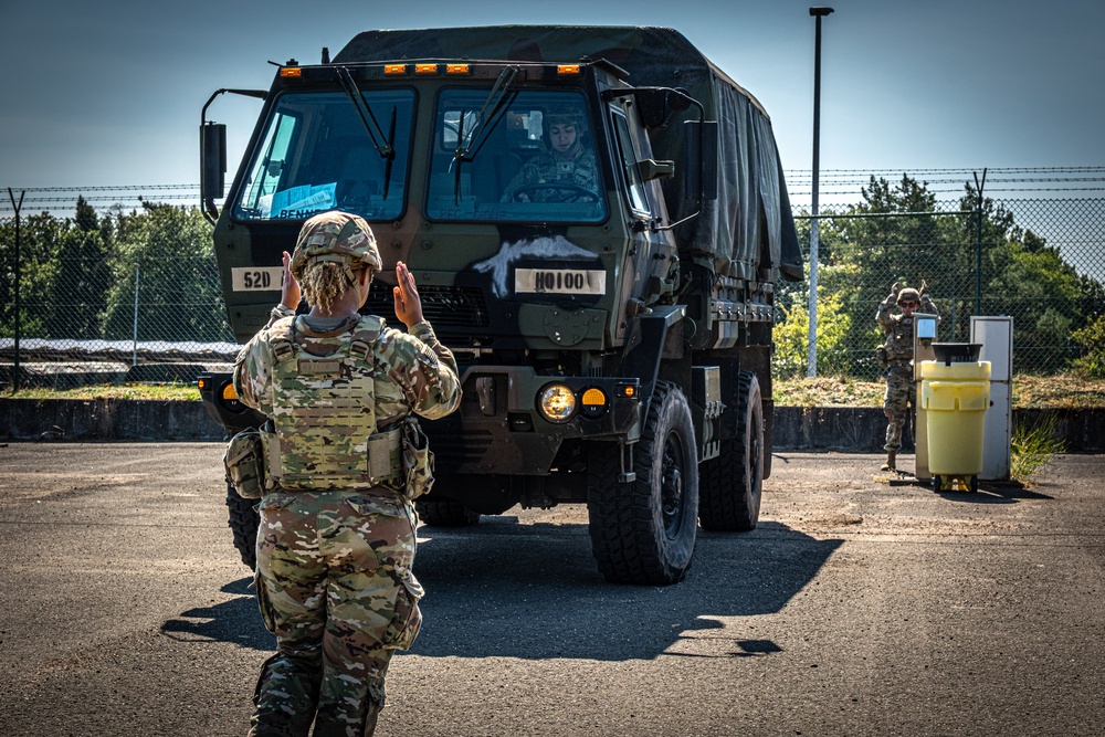 Defendimus soldiers conduct an Emergency Deployment Readiness Exercise at Sembach Kaserne