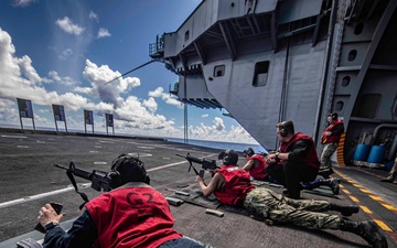 George Washington Conducts Small-Arms Qualification Course