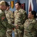 Senior Enlisted Advisor of First Army Hands Out Coins
