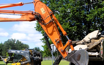 Fort McCoy grounds contractor helped kickstart sidewalk troop project work for 2025