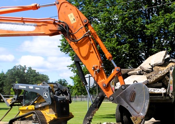 Fort McCoy grounds contractor helped kickstart sidewalk troop project work for 2025