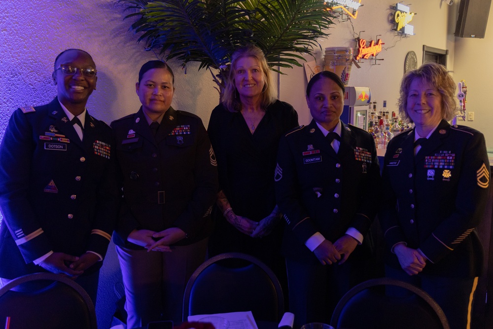 Soldiers Celebrate at Cabin Fever Dine In