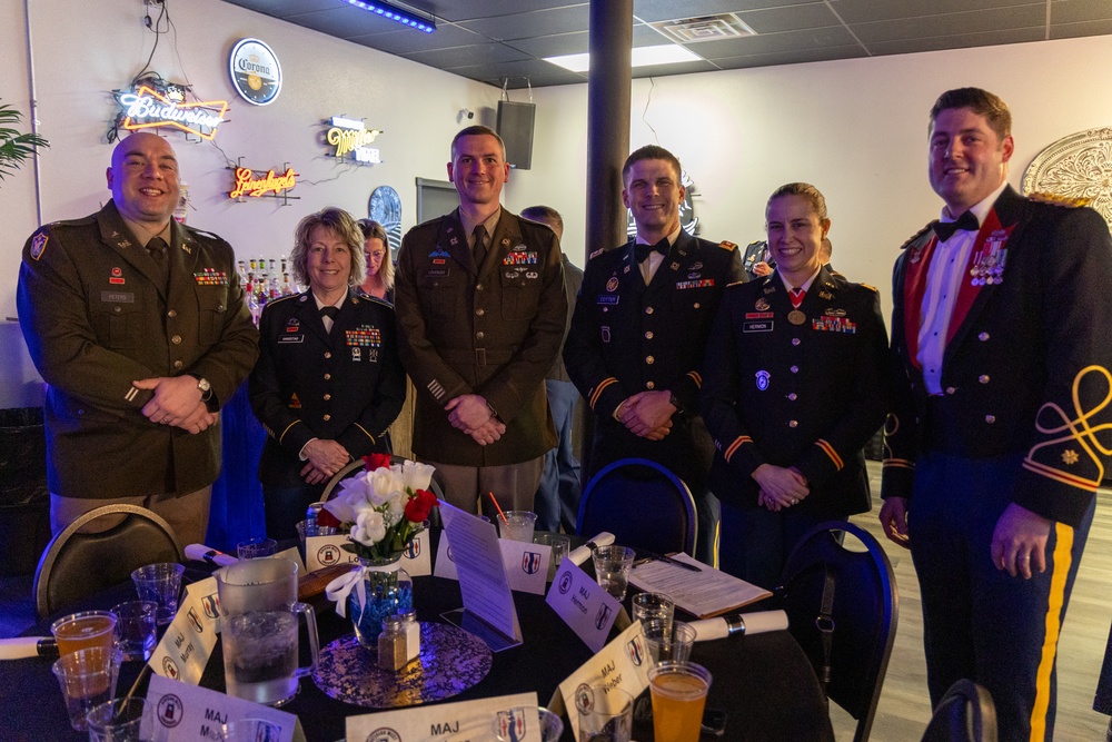 Soldiers Celebrate at Cabin Fever Dine In