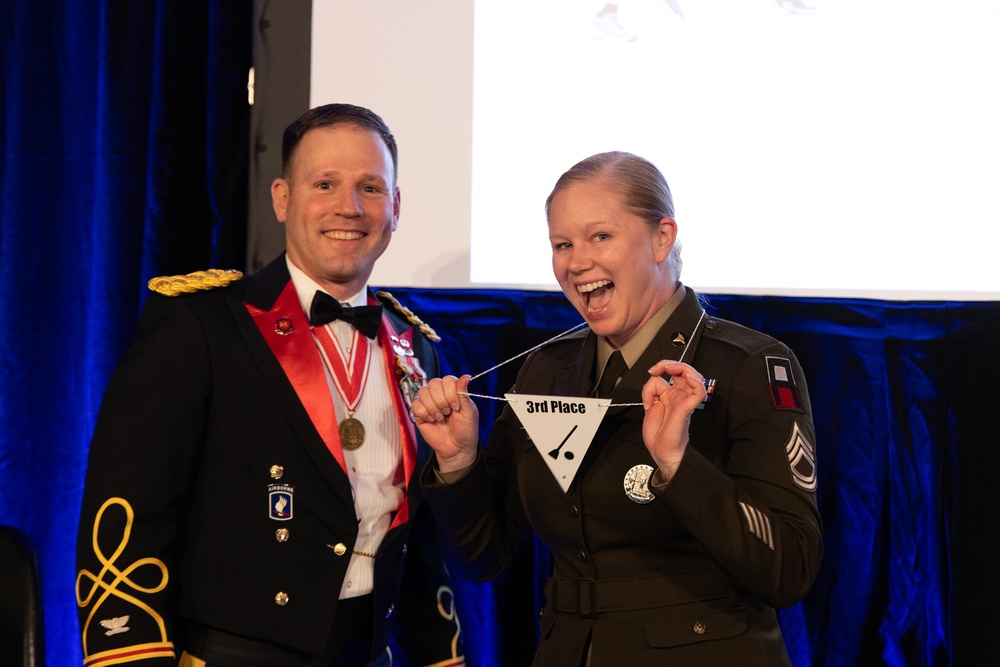 Soldiers Celebrate at Cabin Fever Dine In