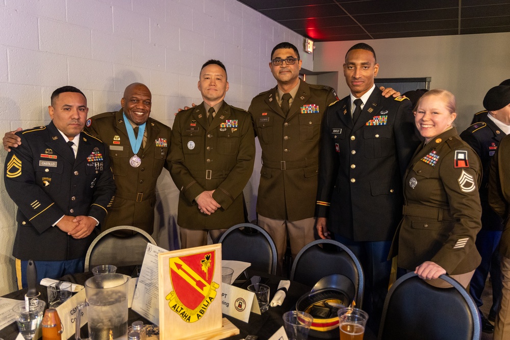 Soldiers Celebrate at Cabin Fever Dine In