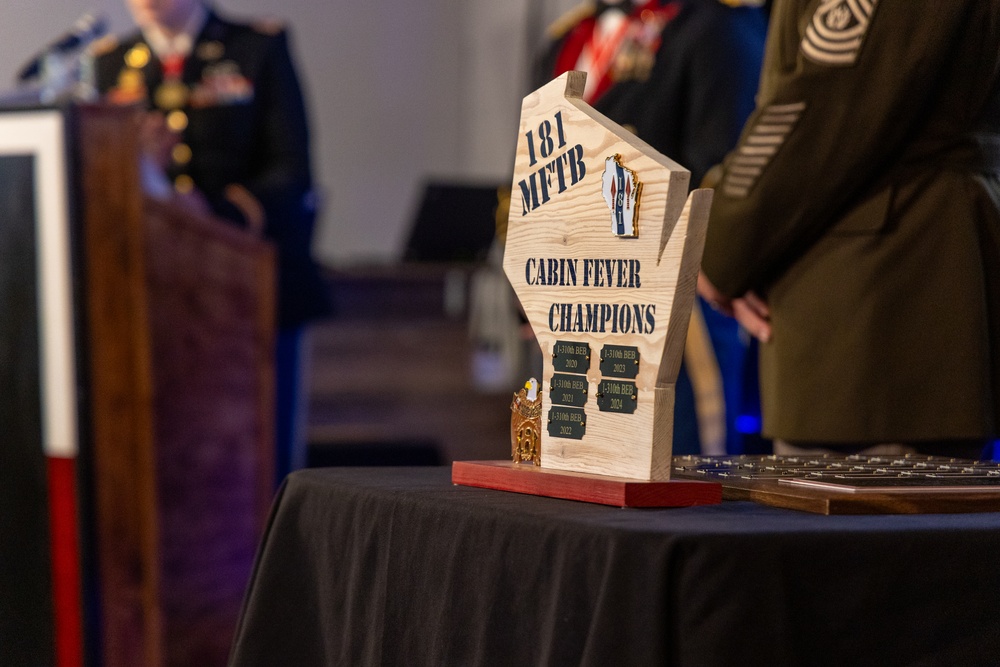 Soldiers Celebrate at Cabin Fever Dine In