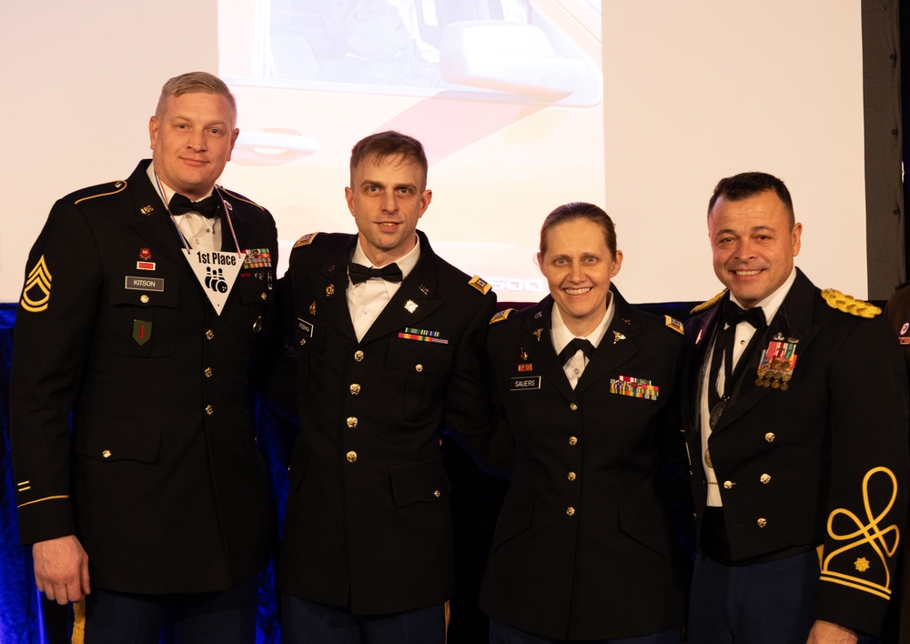 Soldiers Celebrate at Cabin Fever Dine In
