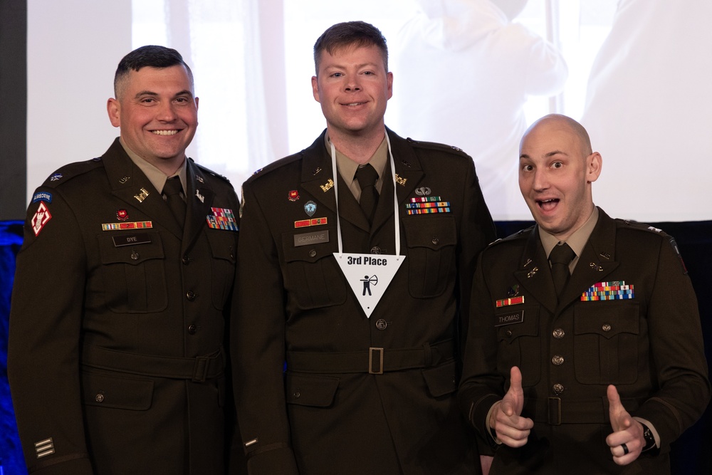 Soldiers Celebrate at Cabin Fever Dine In