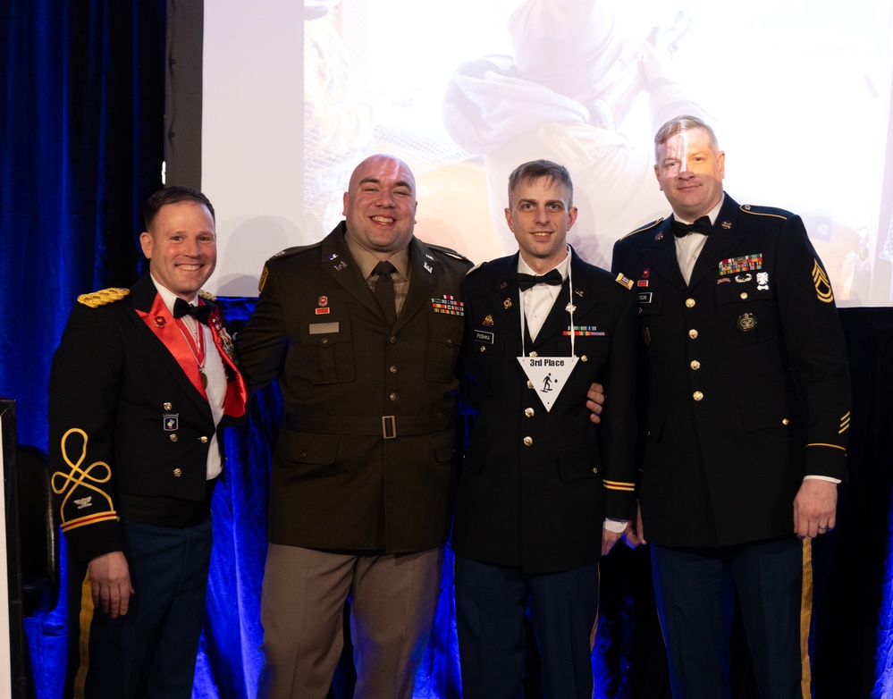 Soldiers Celebrate at Cabin Fever Dine In