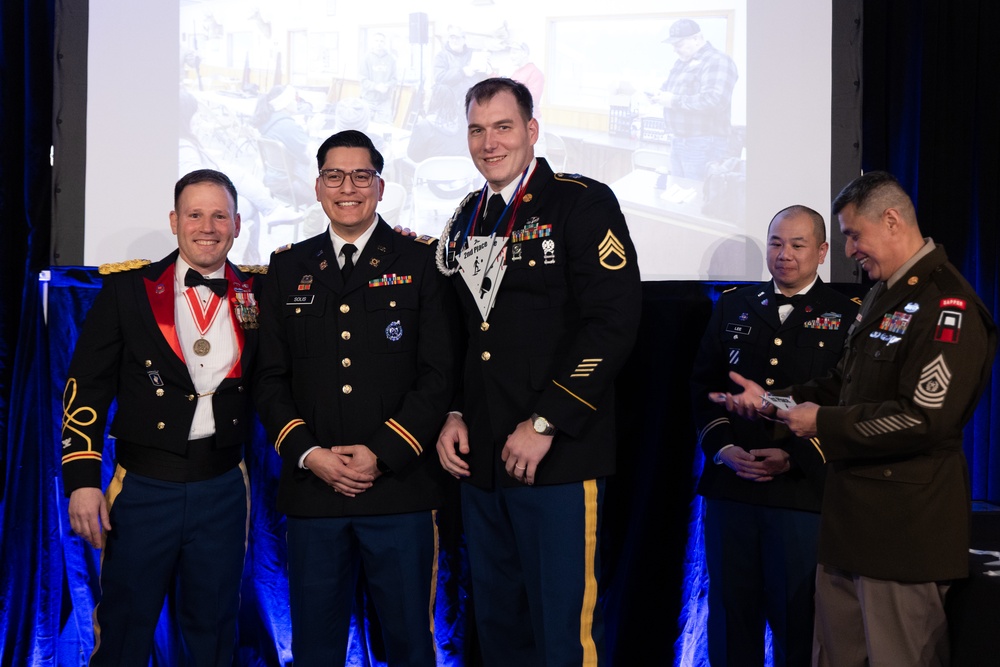 Soldiers Celebrate at Cabin Fever Dine In
