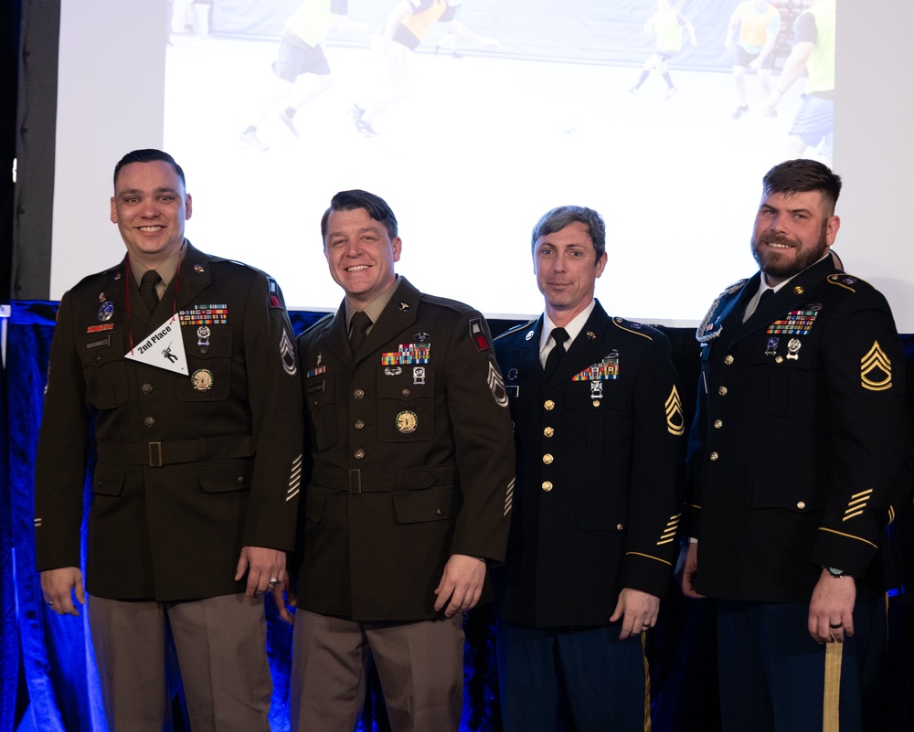 Soldiers Celebrate at Cabin Fever Dine In