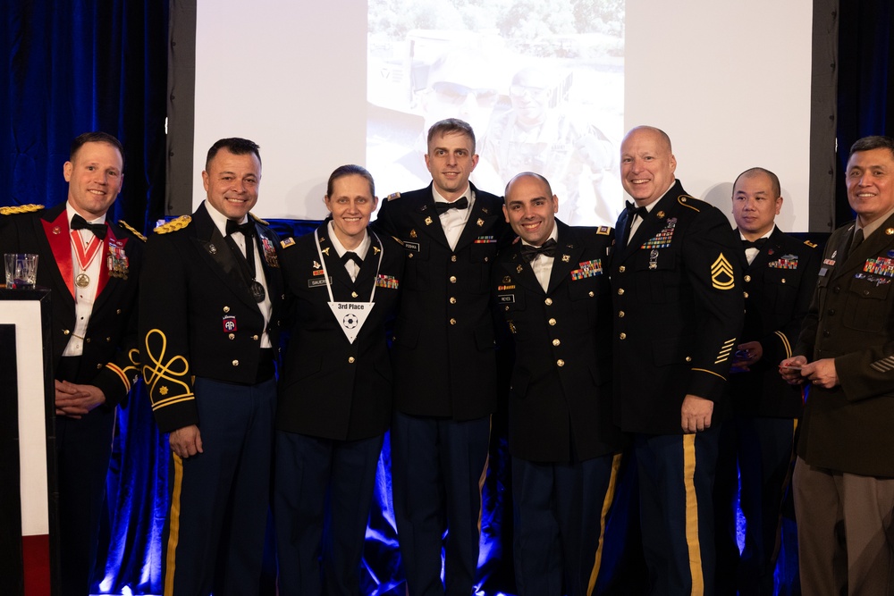 Soldiers Celebrate at Cabin Fever Dine In