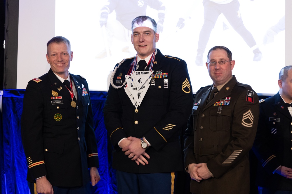 Soldiers Celebrate at Cabin Fever Dine In