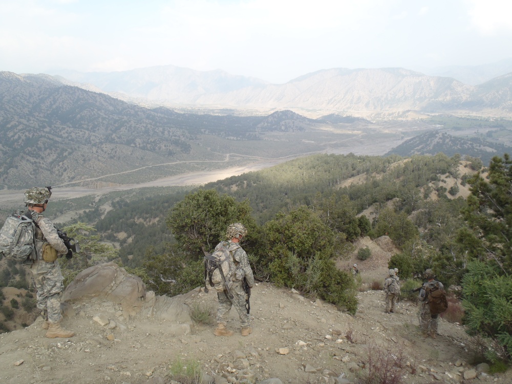 101st Soldiers on patrol in East Patika Province