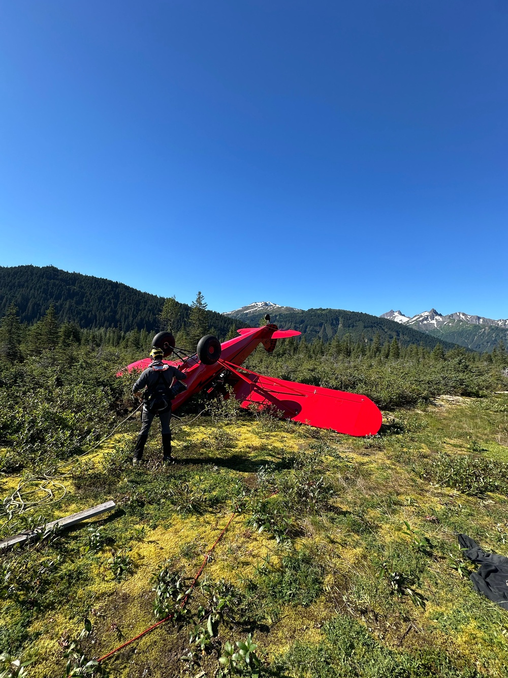 Coast Guard rescues man from downed aircraft near Haines, Alaska