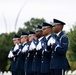 Military Funeral Honors are Conducted for U.S. Air Force Capt. Wade Holmes in Section 57