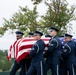Military Funeral Honors are Conducted for U.S. Air Force Capt. Wade Holmes in Section 57