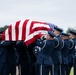 Military Funeral Honors are Conducted for U.S. Air Force Capt. Wade Holmes in Section 57
