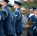 Military Funeral Honors are Conducted for U.S. Air Force Capt. Wade Holmes in Section 57