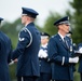 Military Funeral Honors are Conducted for U.S. Air Force Capt. Wade Holmes in Section 57