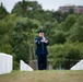 Military Funeral Honors are Conducted for U.S. Air Force Capt. Wade Holmes in Section 57