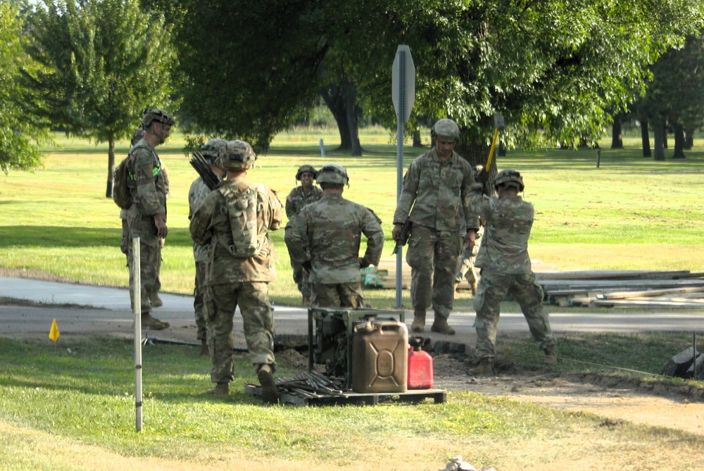 279th Engineer Utilities Detachment puts finishing touches on 2025 sidewalk troop project at Fort McCoy