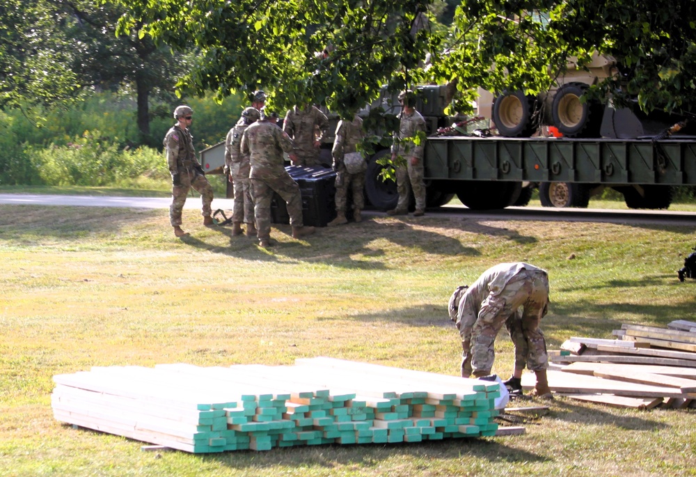 279th Engineer Utilities Detachment puts finishing touches on 2025 sidewalk troop project at Fort McCoy