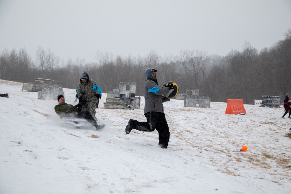 Soldiers Compete in Capture the Flag