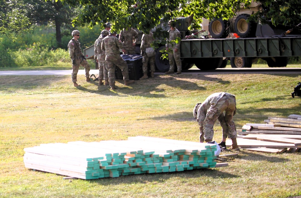 279th Engineer Utilities Detachment puts finishing touches on 2025 sidewalk troop project at Fort McCoy