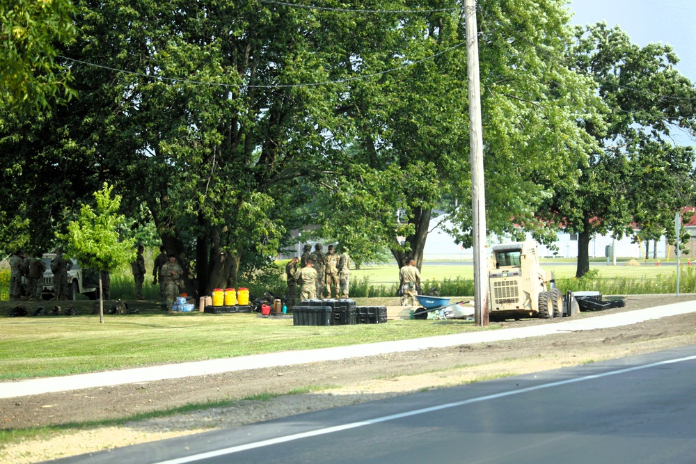 279th Engineer Utilities Detachment puts finishing touches on 2025 sidewalk troop project at Fort McCoy
