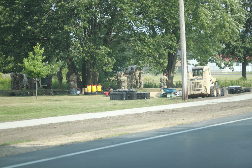 279th Engineer Utilities Detachment puts finishing touches on 2025 sidewalk troop project at Fort McCoy