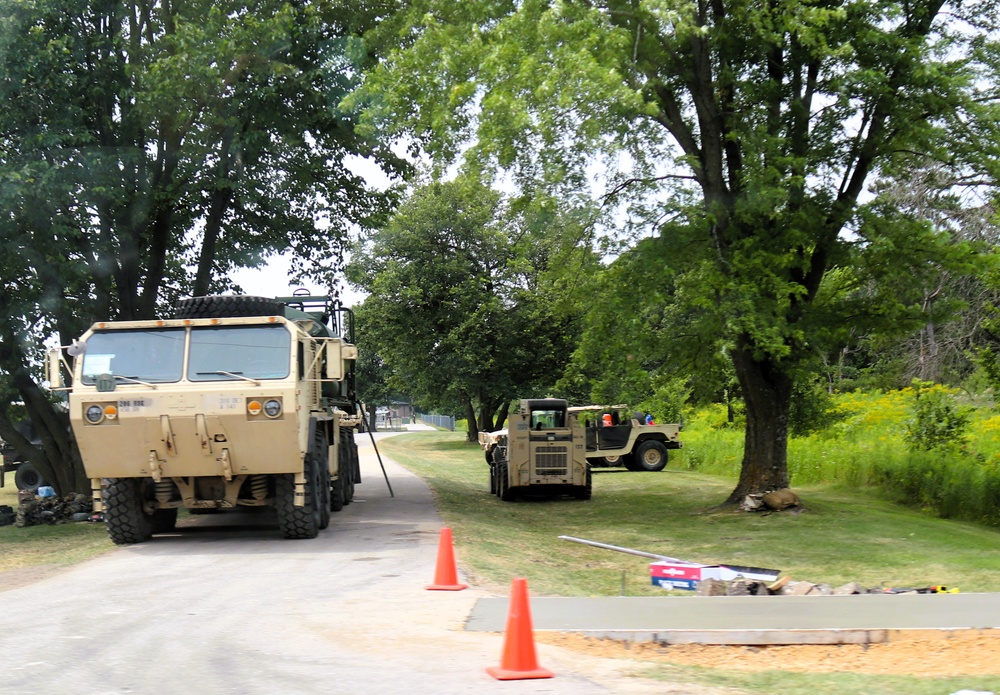 279th Engineer Utilities Detachment puts finishing touches on 2025 sidewalk troop project at Fort McCoy