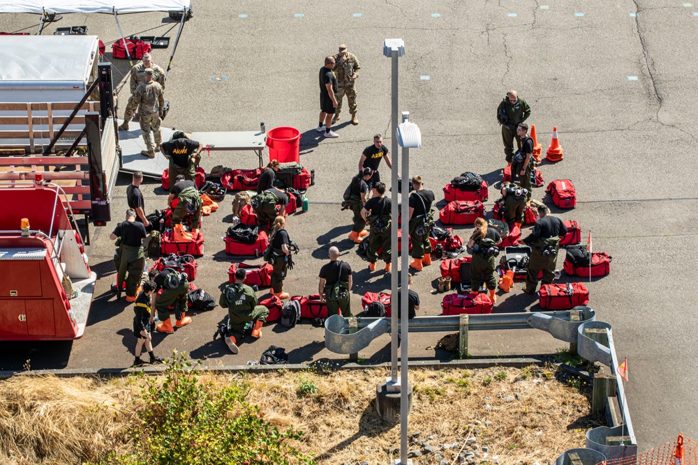 10th Homeland Response Force prepares for evaluation with collective training event