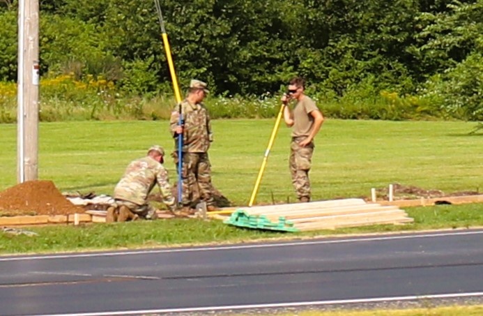 279th Engineer Utilities Detachment puts finishing touches on 2025 sidewalk troop project at Fort McCoy