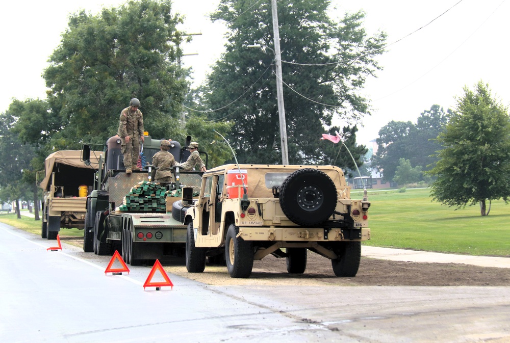 279th Engineer Utilities Detachment puts finishing touches on 2025 sidewalk troop project at Fort McCoy