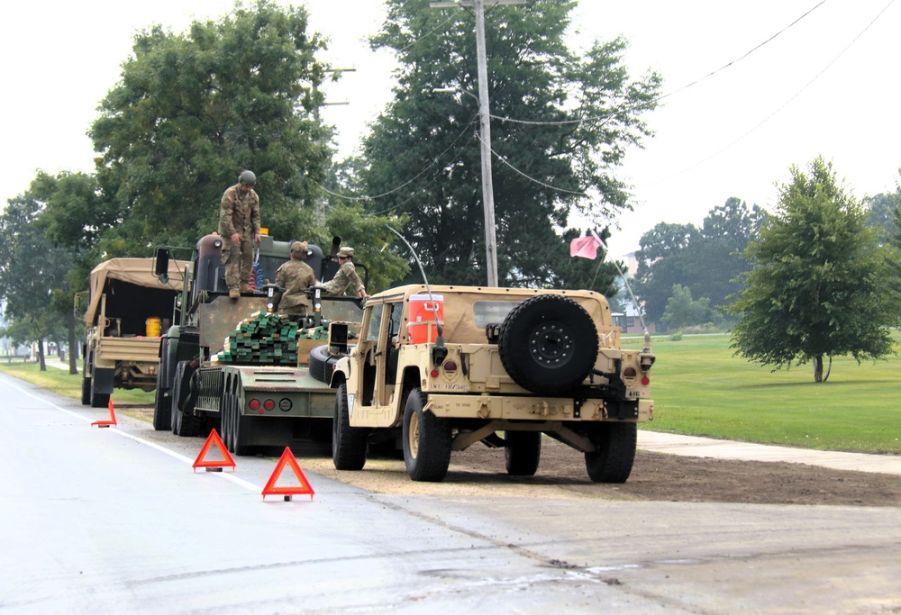 279th Engineer Utilities Detachment puts finishing touches on 2025 sidewalk troop project at Fort McCoy