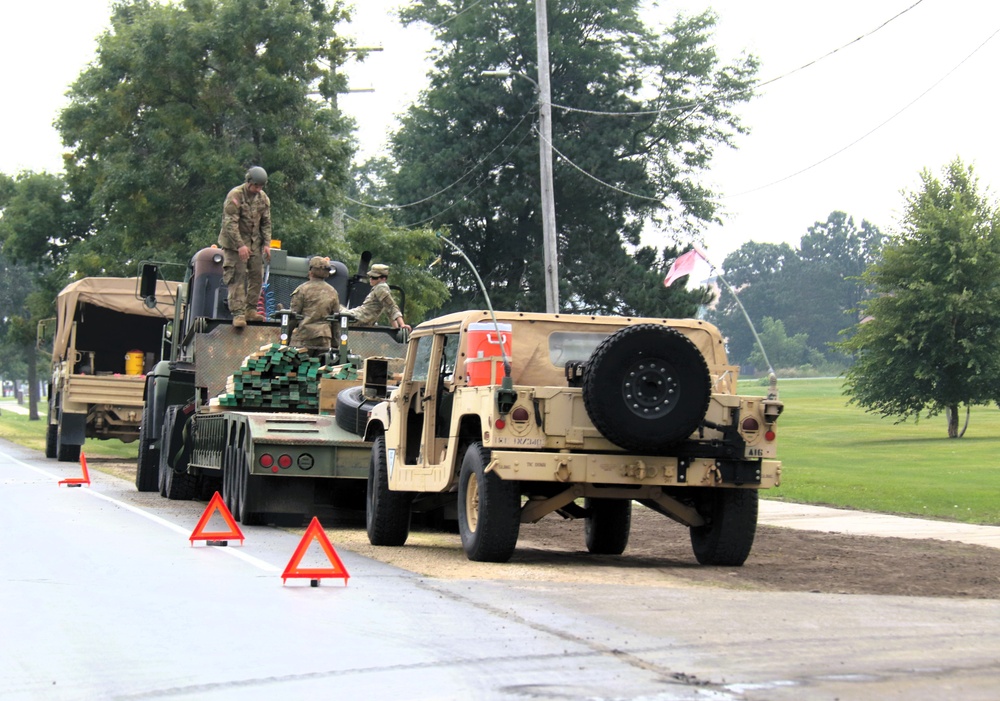 279th Engineer Utilities Detachment puts finishing touches on 2025 sidewalk troop project at Fort McCoy