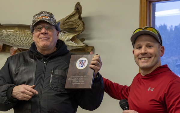 Soldiers Participate in First Annual Maj. Justin Hackett Five Stand Competition