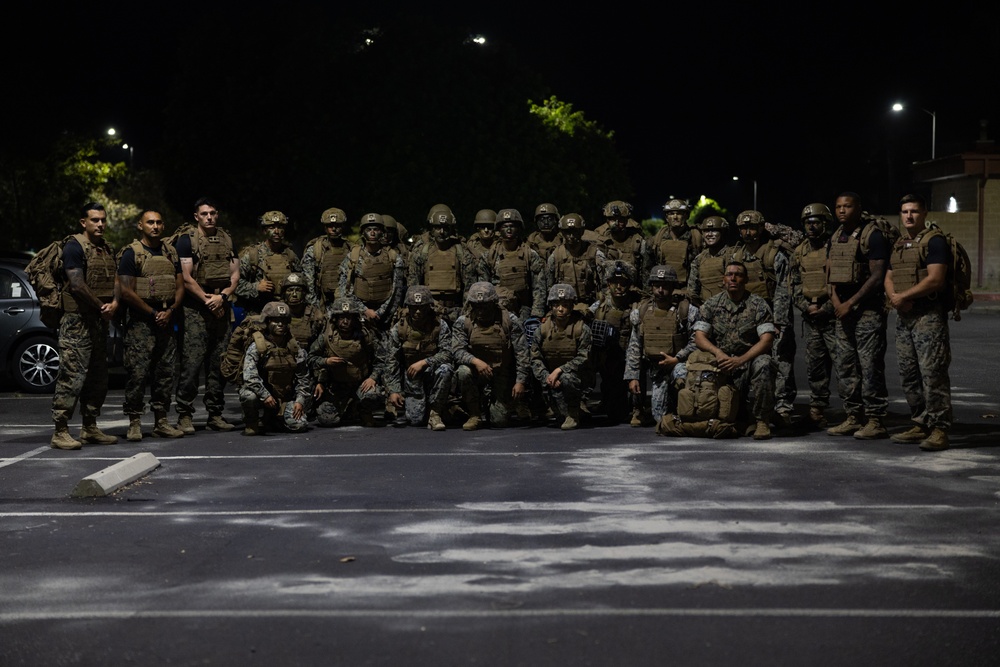 Marines with Martial Arts Instructor Course 106-25 participate in culminating event