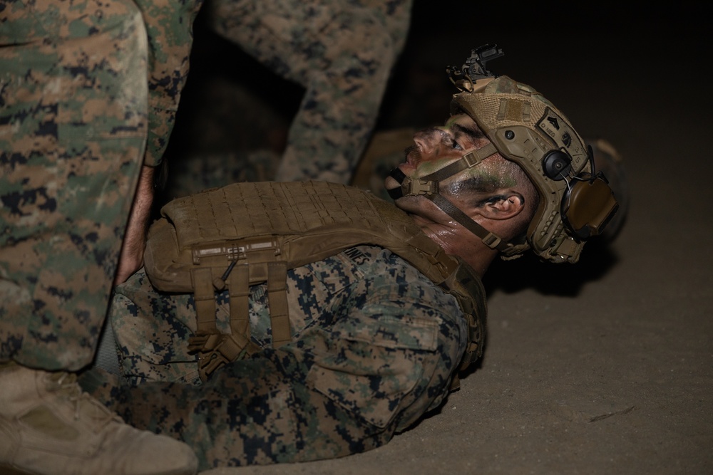 Marines with Martial Arts Instructor Course 106-25 participate in culminating event