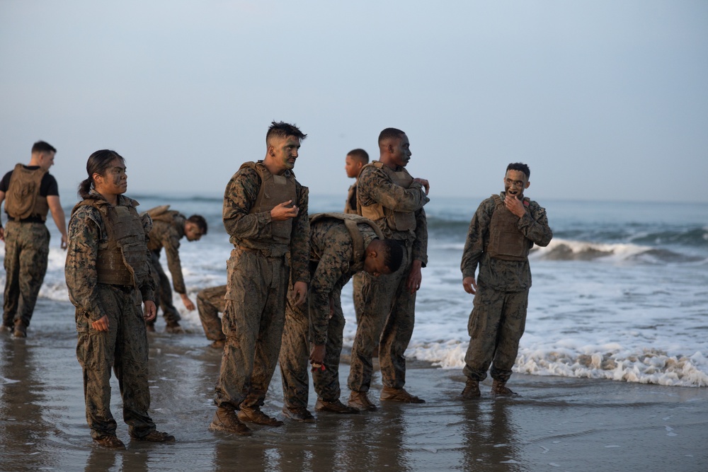 Marines with Martial Arts Instructor Course 106-25 participate in culminating event