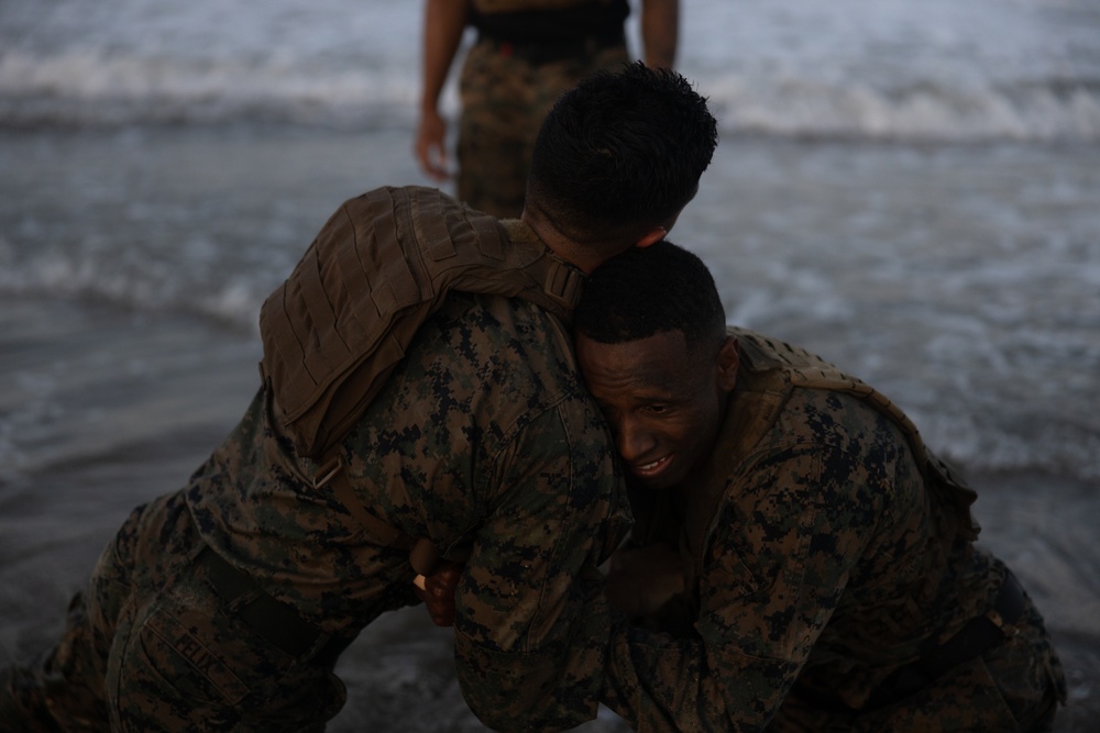 Marines with Martial Arts Instructor Course 106-25 participate in culminating event