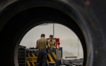 Turning Precision: Wheel and Tire Airmen of the 379th EMXS