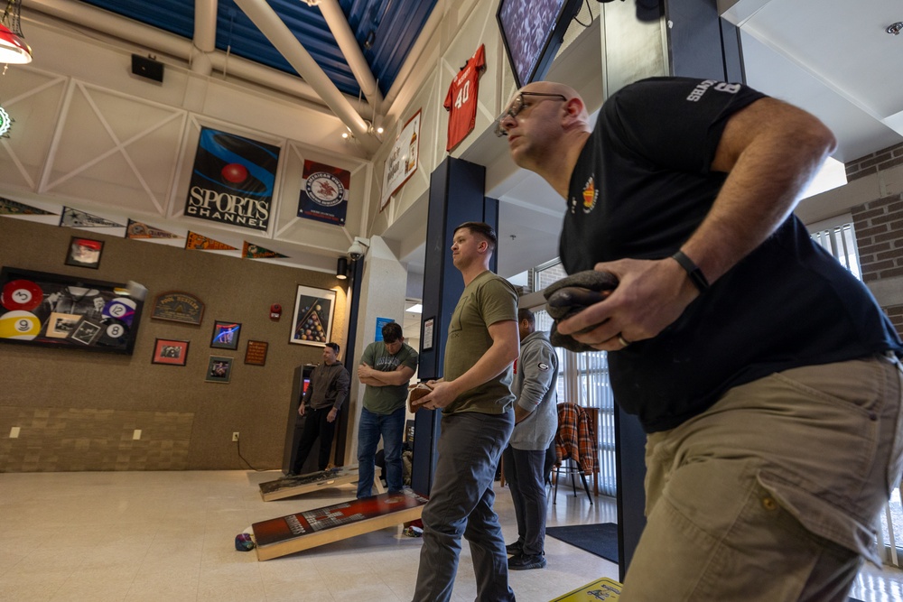 Soldiers Participate in Games During Cabin Fever 2025