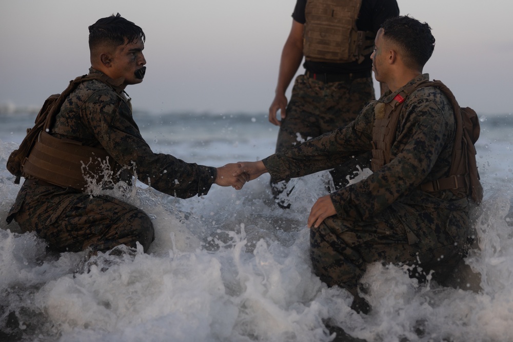 Marines with Martial Arts Instructor Course 106-25 participate in culminating event